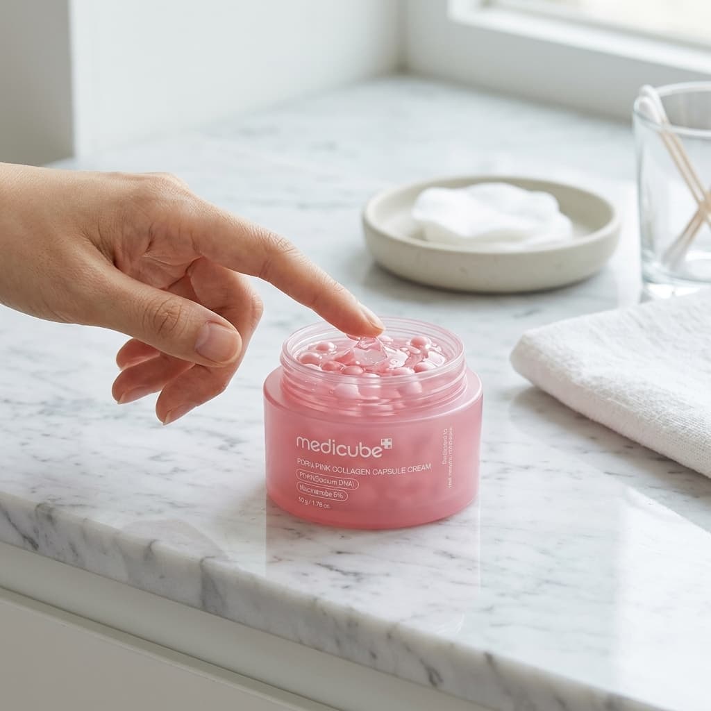 Medicube PDRN Pink Collagen Capsule Cream imagen 4