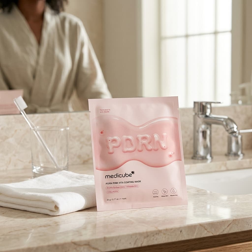 Medicube PDRN Pink Vita Coating Mask - Mascarilla de Hidrogel imagen 3