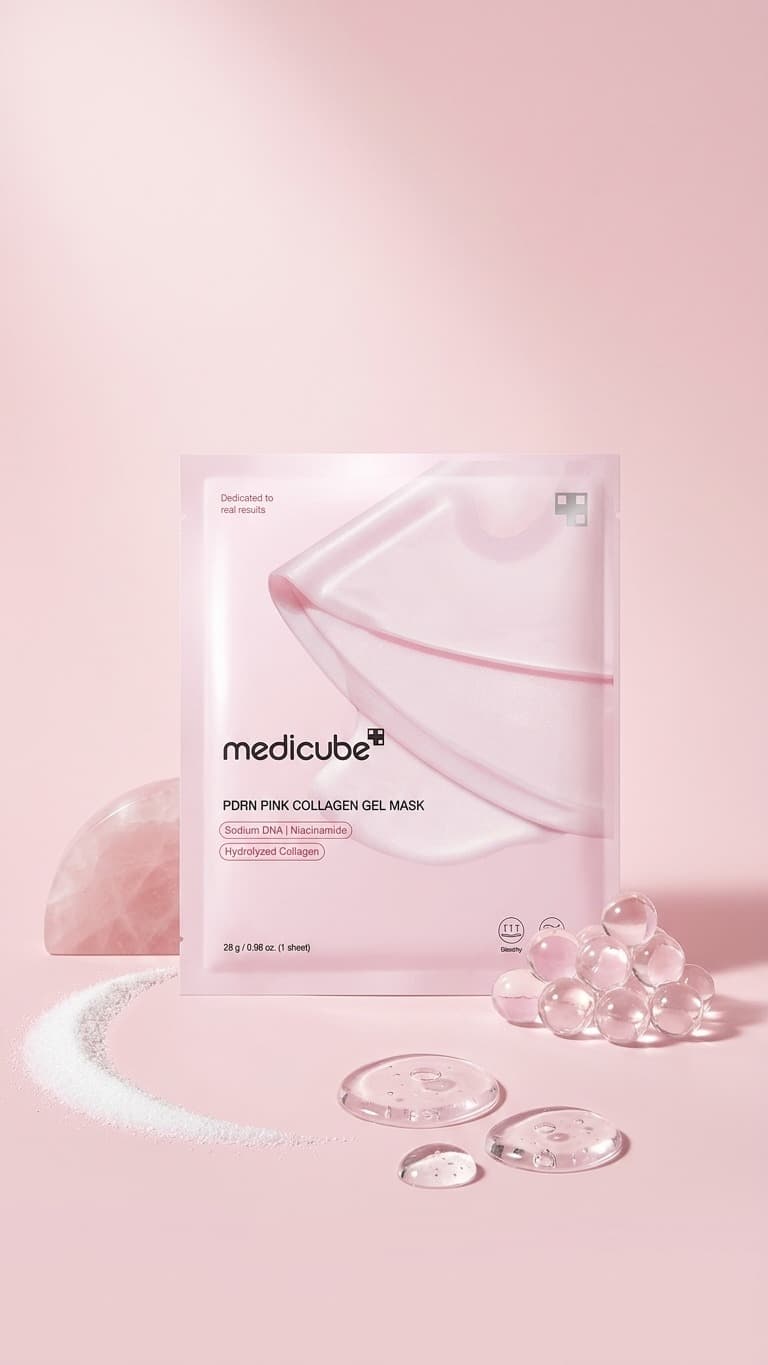 MEDICUBE PDRN PINK COLLAGEN GEL MASK💖🍣